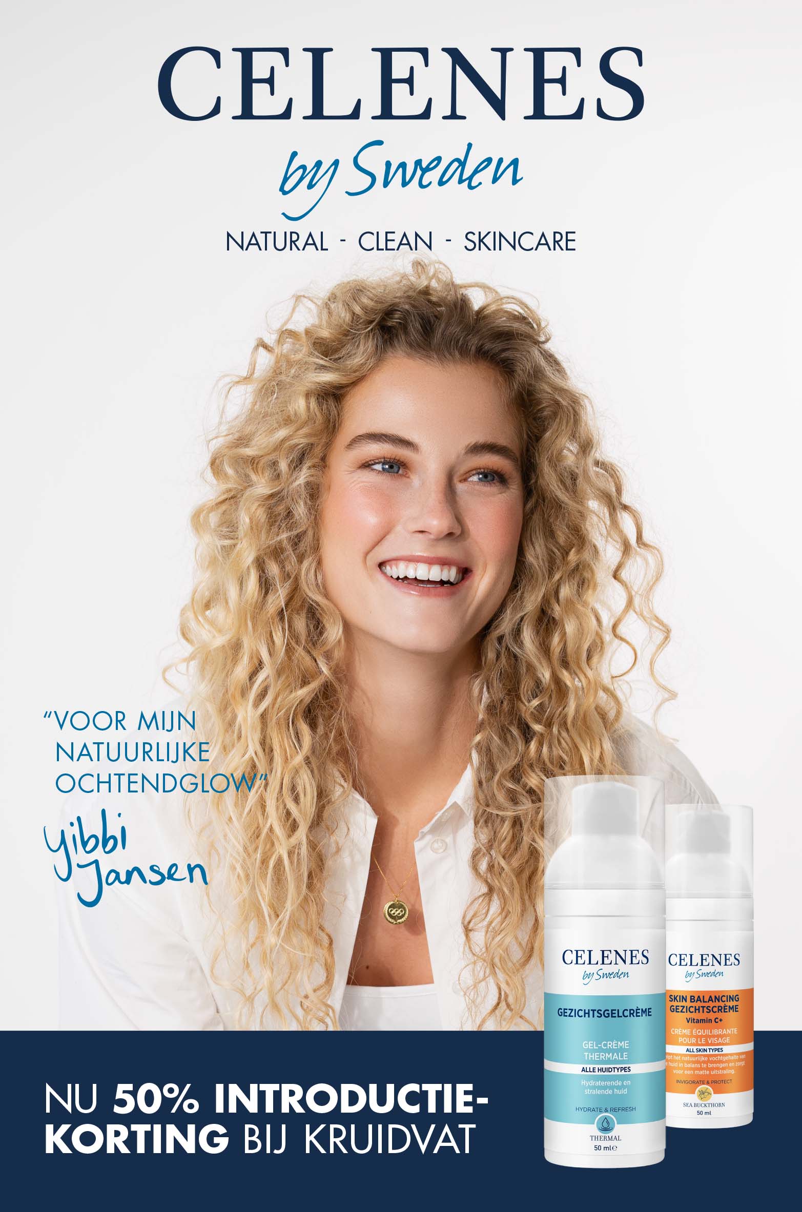 Merkcampagne ABRI met Yibbi Jansen